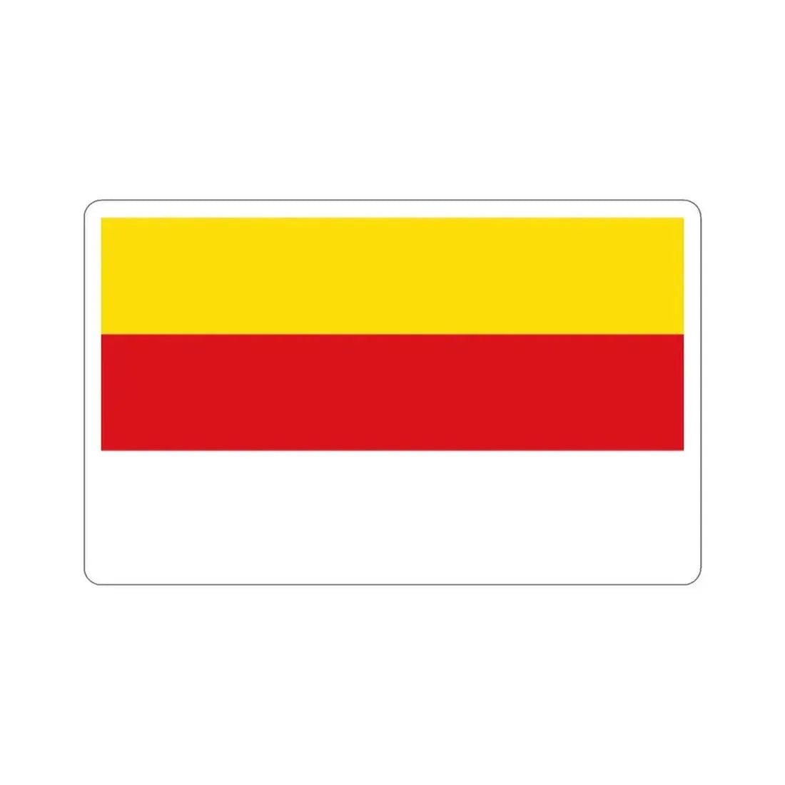 Flag of Münster Germany STICKER Vinyl Die-Cut Decal 2 Inch - The Sticker Space