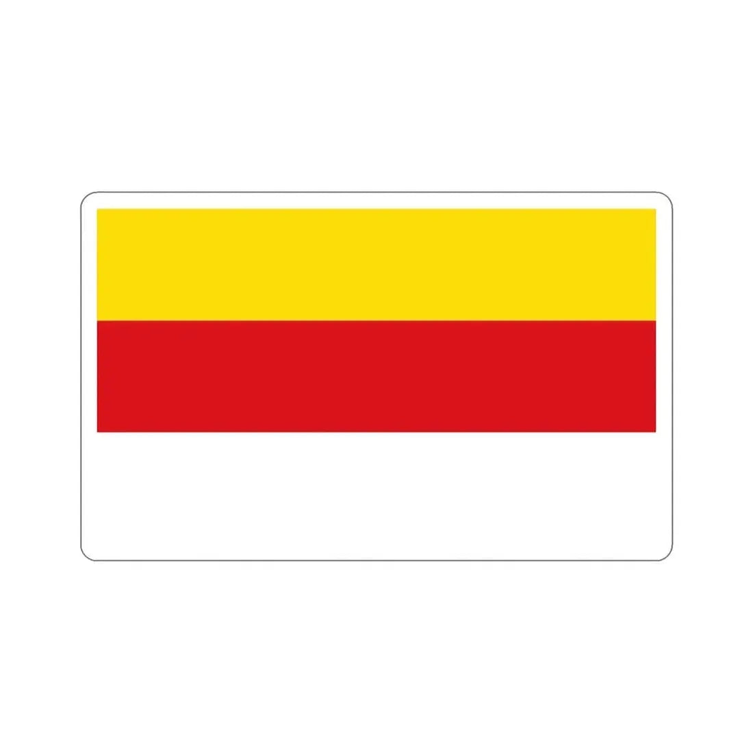 Flag of Münster Germany STICKER Vinyl Die-Cut Decal 3 Inch - The Sticker Space