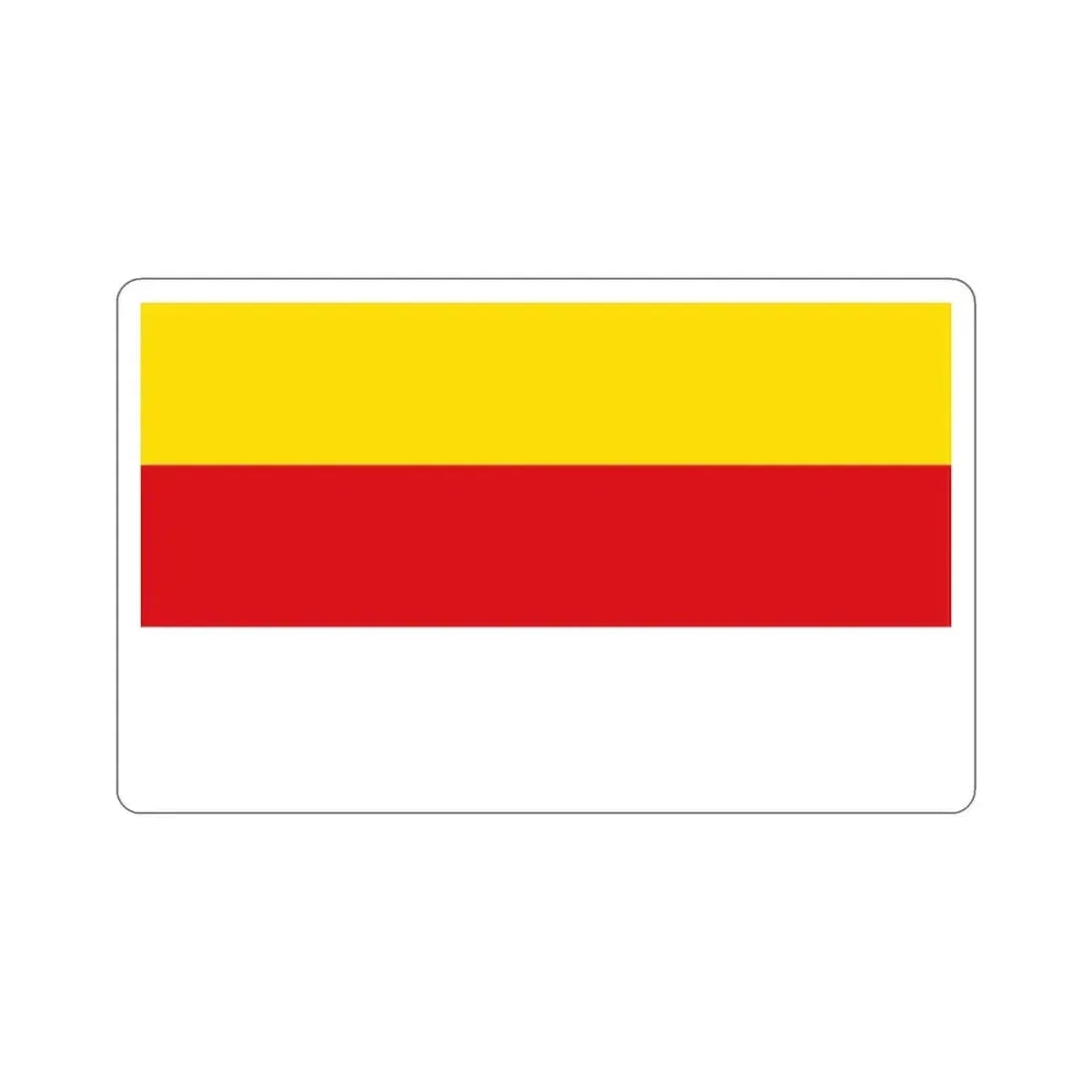 Flag of Münster Germany STICKER Vinyl Die-Cut Decal 4 Inch - The Sticker Space