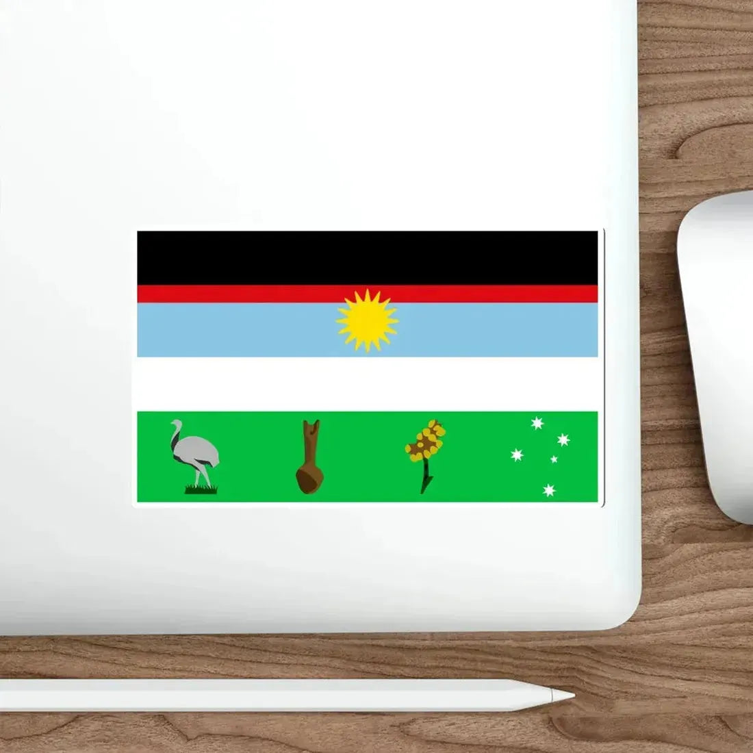 Flag of Mocoví STICKER Vinyl Die-Cut Decal - The Sticker Space