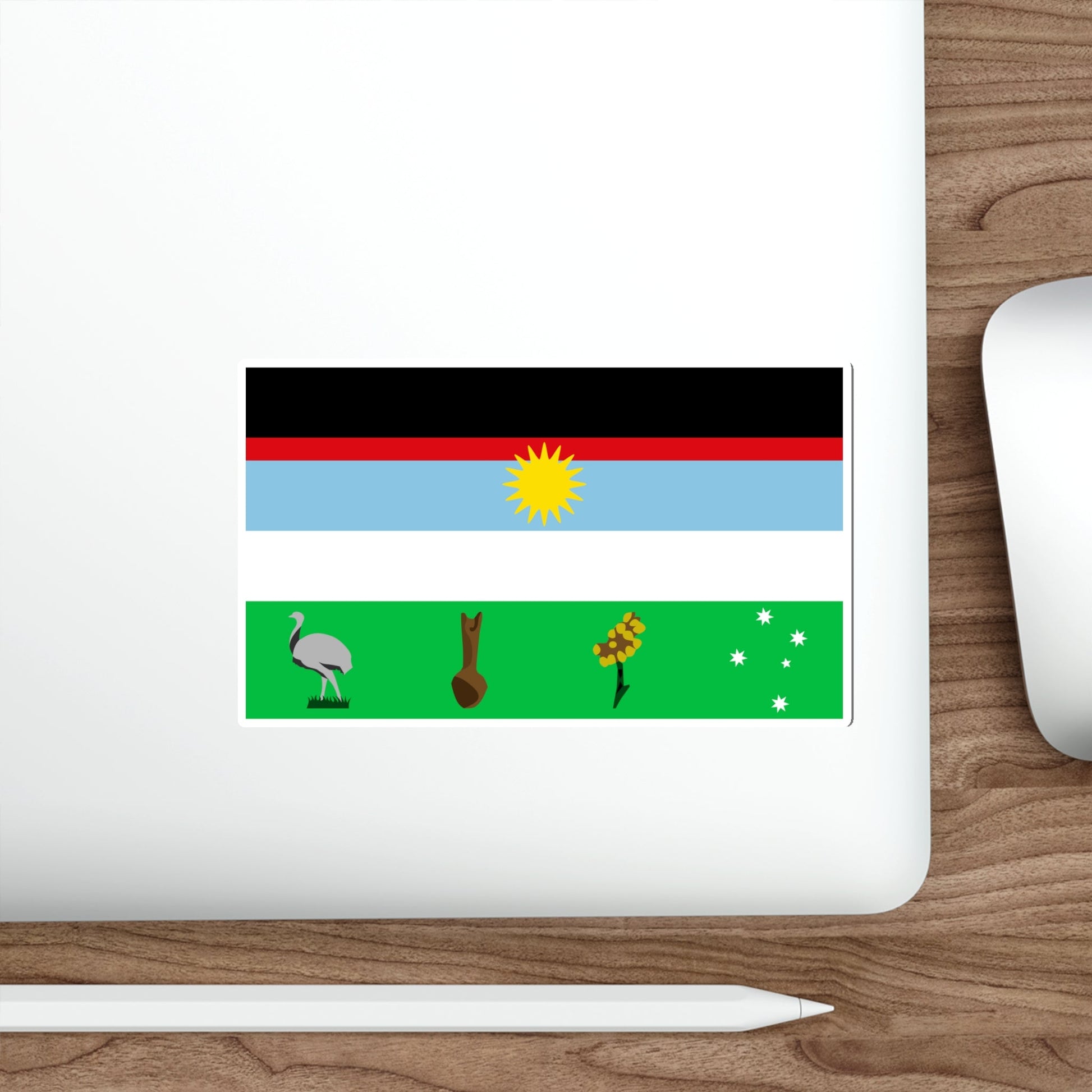 Flag of Mocoví STICKER Vinyl Die-Cut Decal-The Sticker Space