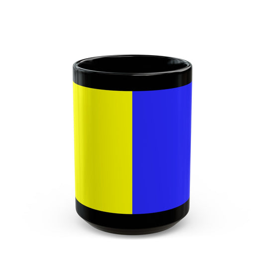 Flag of Modena Italy - Black Coffee Mug-15oz-The Sticker Space