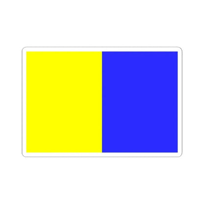 Flag of Modena Italy - STICKER Vinyl Kiss-Cut Decal 2 Inch White - The Sticker Space