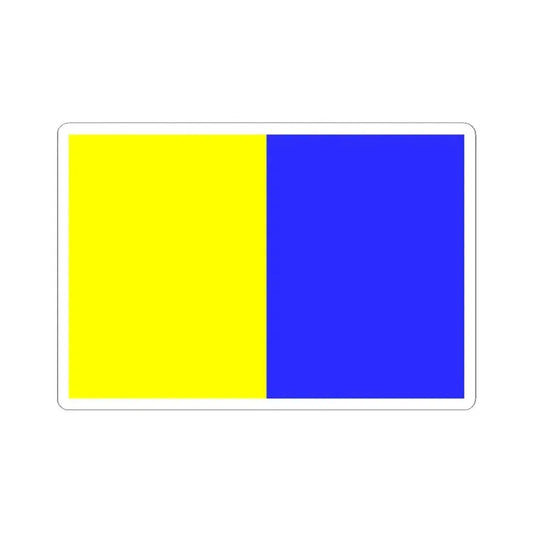 Flag of Modena Italy - STICKER Vinyl Kiss-Cut Decal 2 Inch White - The Sticker Space