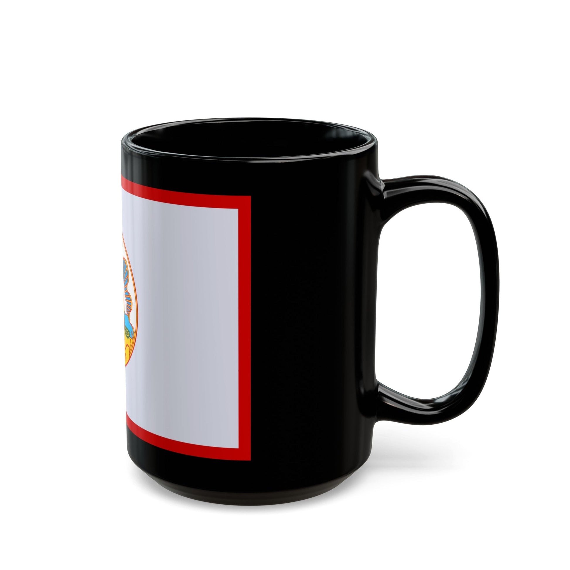 Flag of Mokdahan Province Thailand - Black Coffee Mug-The Sticker Space