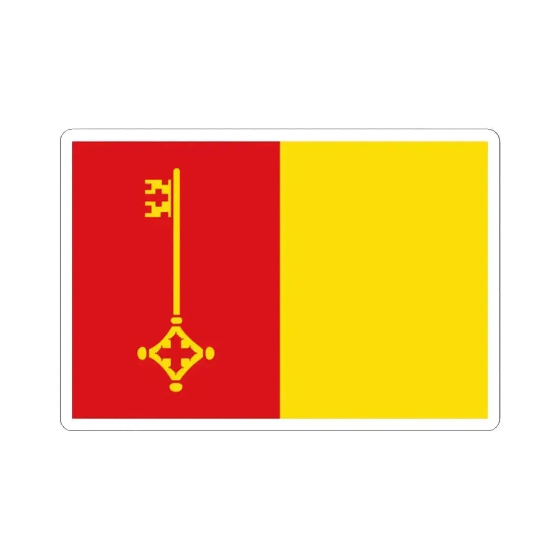 Flag of Mol Belgium (Belgium) STICKER Vinyl Kiss-Cut Decal 2 Inch White - The Sticker Space