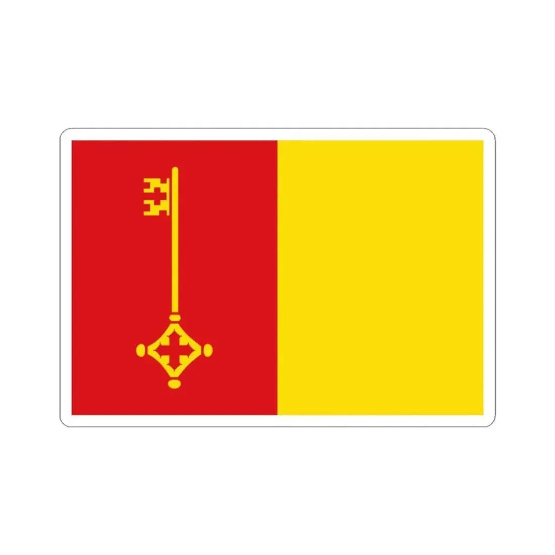 Flag of Mol Belgium (Belgium) STICKER Vinyl Kiss-Cut Decal 3 Inch White - The Sticker Space