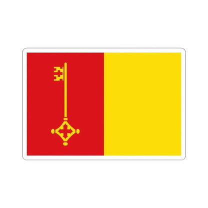 Flag of Mol Belgium (Belgium) STICKER Vinyl Kiss-Cut Decal 4 Inch White - The Sticker Space