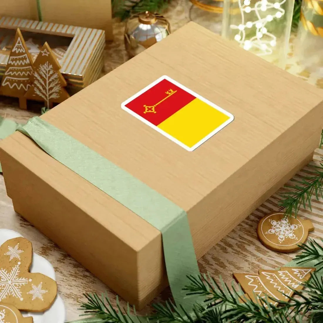 Flag of Mol Belgium (Belgium) STICKER Vinyl Kiss-Cut Decal - The Sticker Space