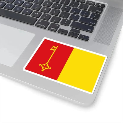 Flag of Mol Belgium (Belgium) STICKER Vinyl Kiss-Cut Decal - The Sticker Space