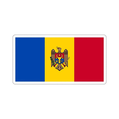 Flag of Moldova STICKER Vinyl Die-Cut Decal 5 Inch - The Sticker Space