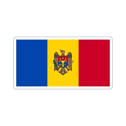 Flag of Moldova STICKER Vinyl Die-Cut Decal 5 Inch - The Sticker Space