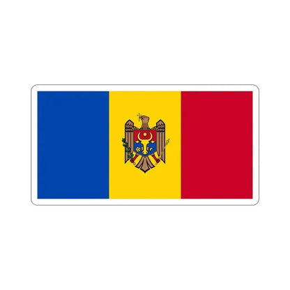 Flag of Moldova STICKER Vinyl Die-Cut Decal 6 Inch - The Sticker Space