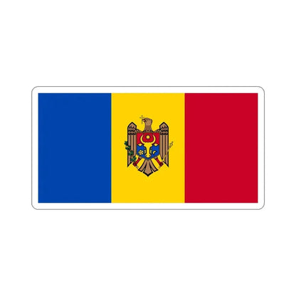 Flag of Moldova STICKER Vinyl Die-Cut Decal 6 Inch - The Sticker Space