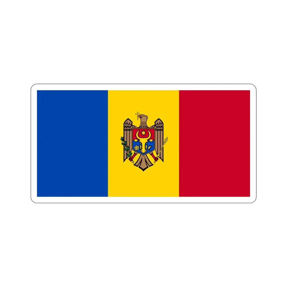 Flag of Moldova STICKER Vinyl Die-Cut Decal - The Sticker Space