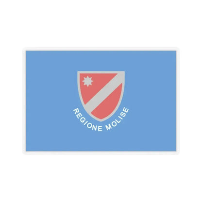 Flag of Molise Italy - STICKER Vinyl Kiss-Cut Decal 2 Inch Transparent - The Sticker Space