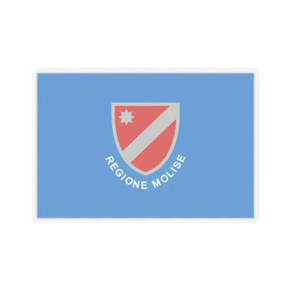 Flag of Molise Italy - STICKER Vinyl Kiss-Cut Decal 3 Inch Transparent - The Sticker Space