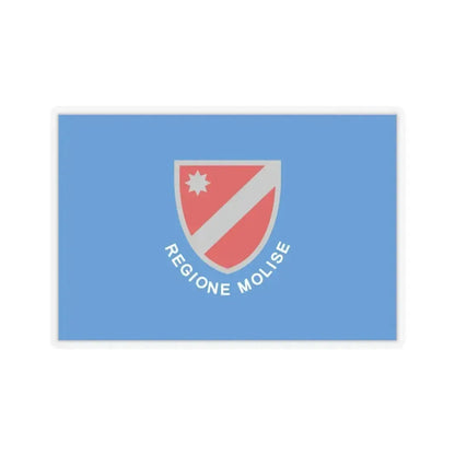 Flag of Molise Italy - STICKER Vinyl Kiss-Cut Decal 6 Inch Transparent - The Sticker Space