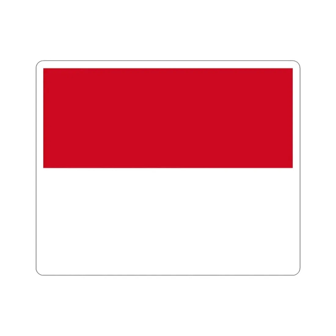 Flag of Monaco STICKER Vinyl Die-Cut Decal 2 Inch - The Sticker Space
