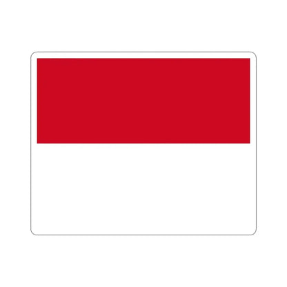 Flag of Monaco STICKER Vinyl Die-Cut Decal 5 Inch - The Sticker Space