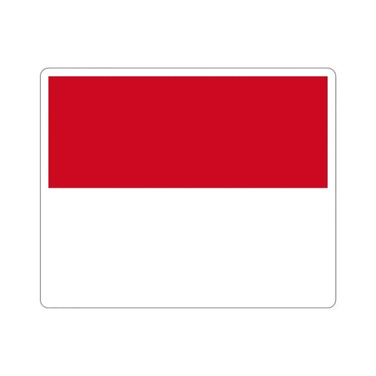 Flag of Monaco STICKER Vinyl Die-Cut Decal 6 Inch - The Sticker Space