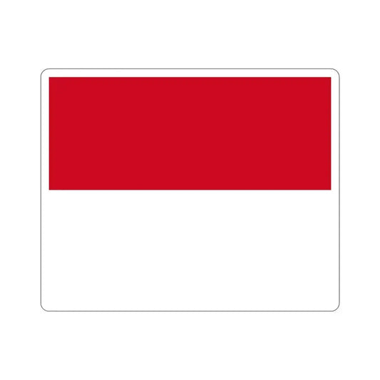 Flag of Monaco STICKER Vinyl Die-Cut Decal 6 Inch - The Sticker Space