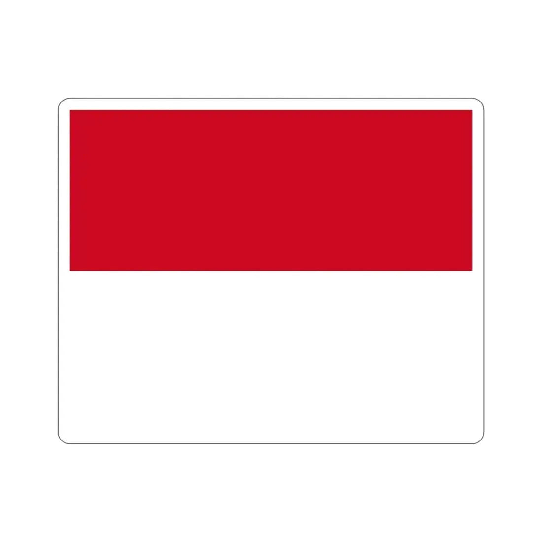 Flag of Monaco STICKER Vinyl Die-Cut Decal - The Sticker Space
