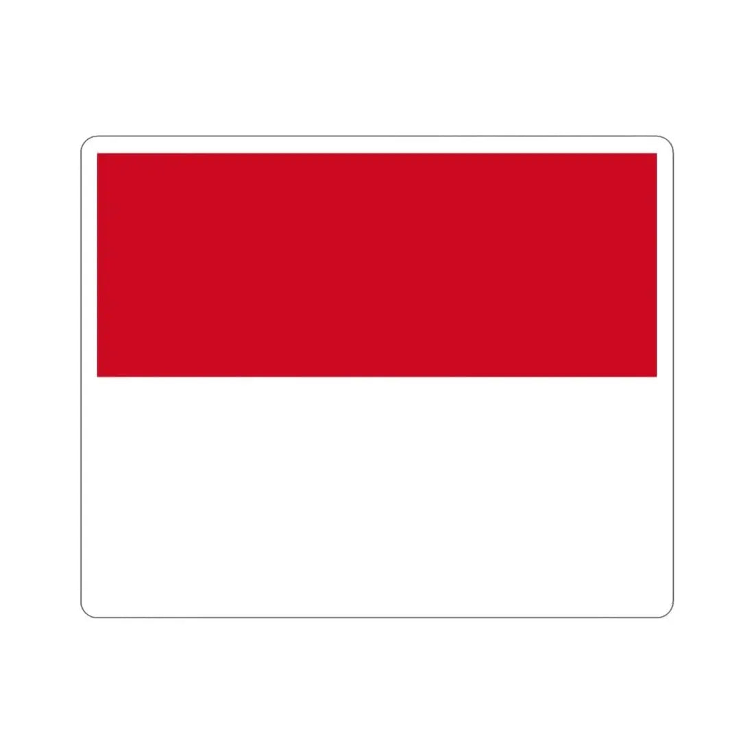 Flag of Monaco STICKER Vinyl Die-Cut Decal - The Sticker Space