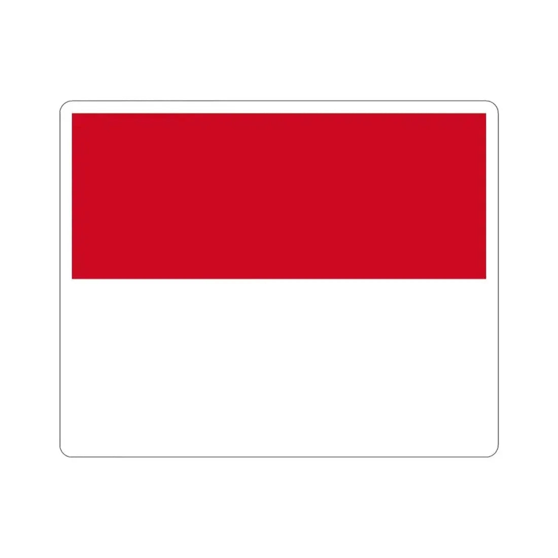 Flag of Monaco STICKER Vinyl Die-Cut Decal - The Sticker Space