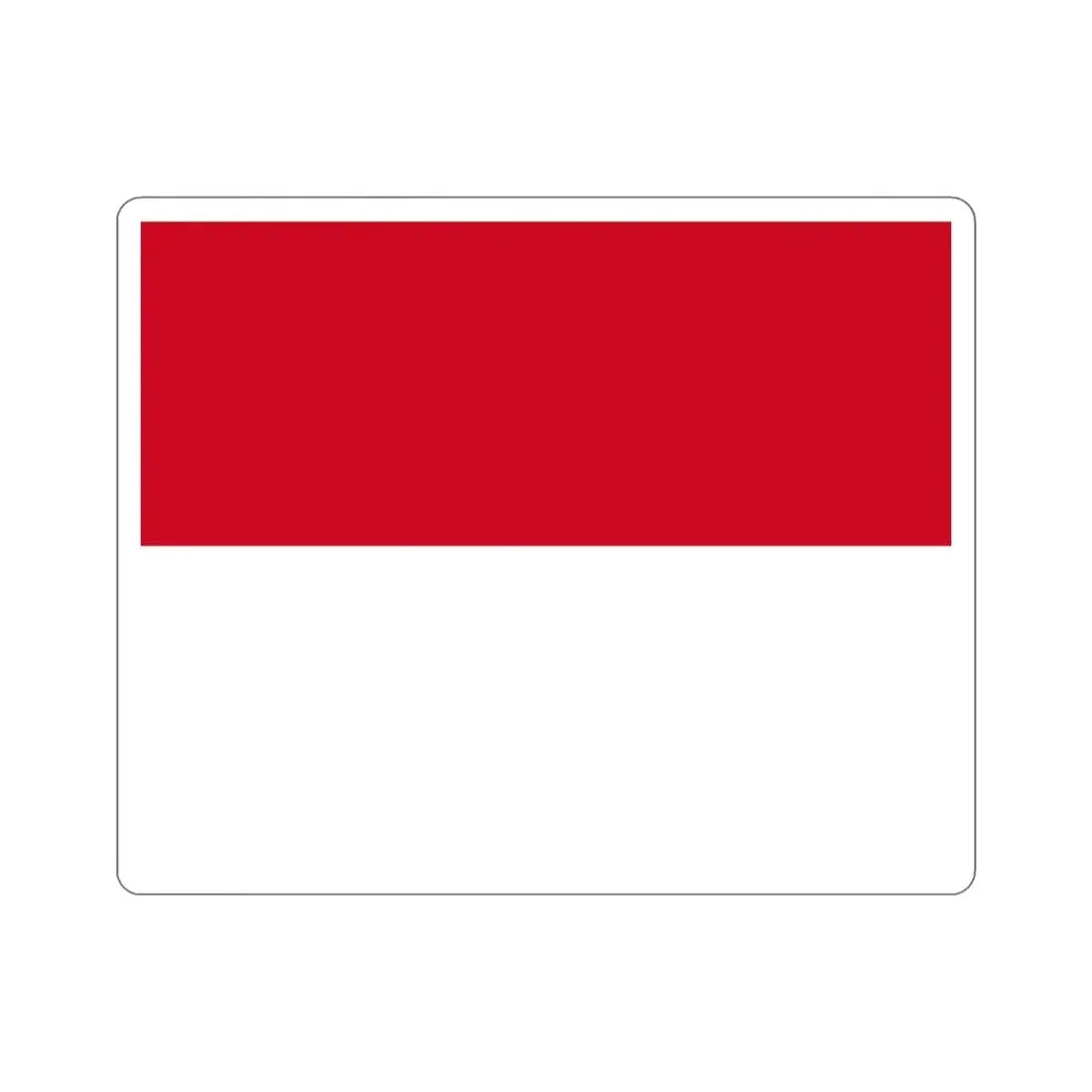Flag of Monaco STICKER Vinyl Die-Cut Decal - The Sticker Space
