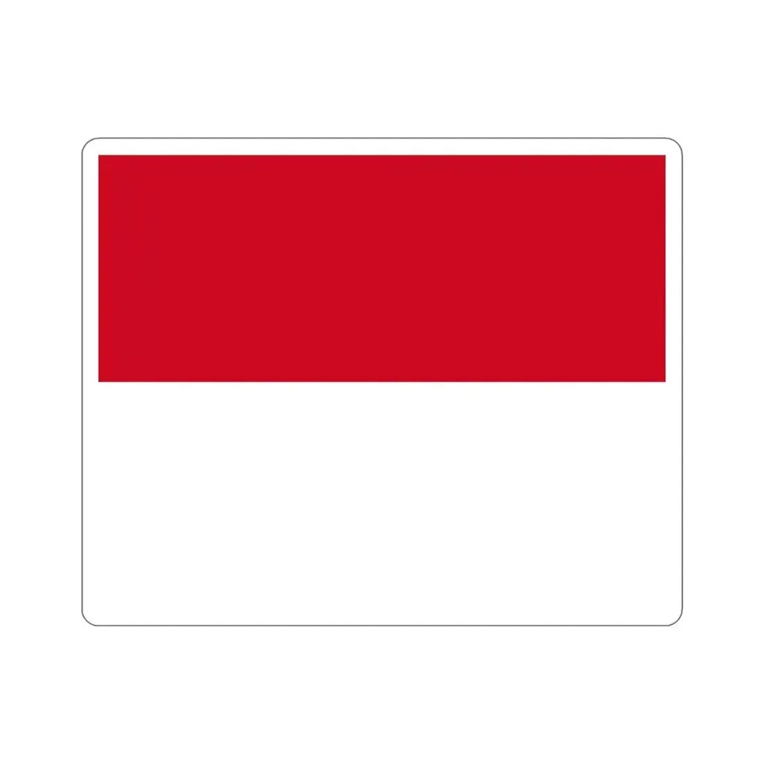 Flag of Monaco STICKER Vinyl Die-Cut Decal - The Sticker Space