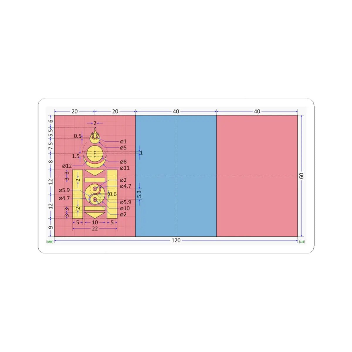 SKU:16938523979436734644 Sizes:3" × 3" Types:White