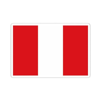 Flag of Mons (Belgium) STICKER Vinyl Kiss-Cut Decal 2 Inch White - The Sticker Space