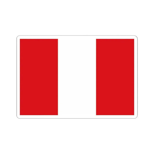 Flag of Mons (Belgium) STICKER Vinyl Kiss-Cut Decal 2 Inch White - The Sticker Space