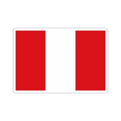 Flag of Mons (Belgium) STICKER Vinyl Kiss-Cut Decal 3 Inch White - The Sticker Space