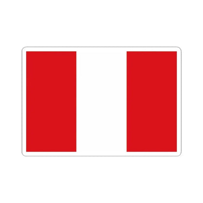 Flag of Mons (Belgium) STICKER Vinyl Kiss-Cut Decal 4 Inch White - The Sticker Space