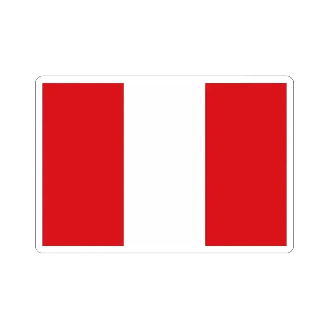 Flag of Mons (Belgium) STICKER Vinyl Kiss-Cut Decal 6 Inch White - The Sticker Space