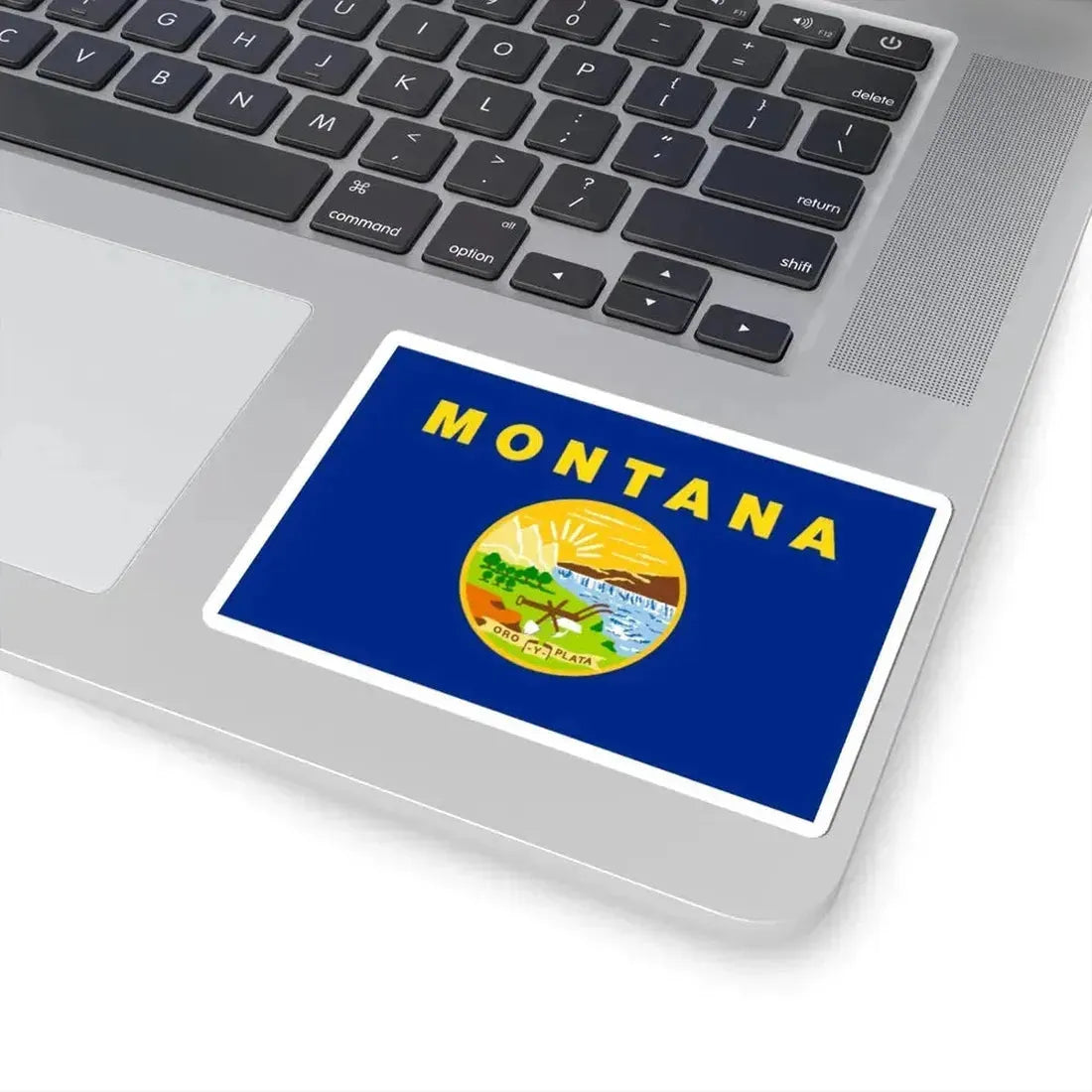 Flag of Montana (United States) STICKER Vinyl Kiss-Cut Decal - The Sticker Space