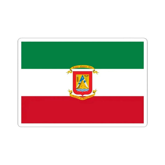 Flag of Montecristi Ecuador (Ecuador) STICKER Vinyl Kiss-Cut Decal 2 Inch White - The Sticker Space