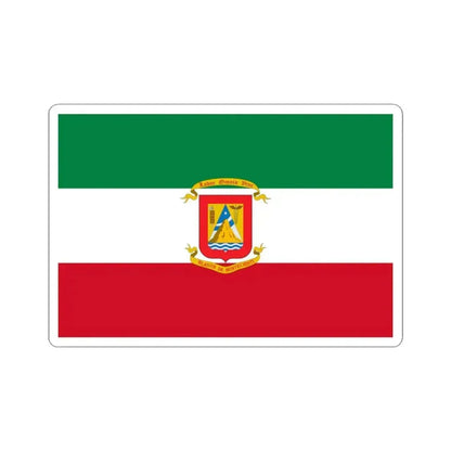 Flag of Montecristi Ecuador (Ecuador) STICKER Vinyl Kiss-Cut Decal 3 Inch White - The Sticker Space