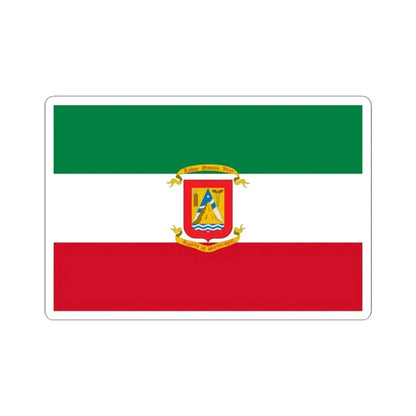 Flag of Montecristi Ecuador (Ecuador) STICKER Vinyl Kiss-Cut Decal 4 Inch White - The Sticker Space