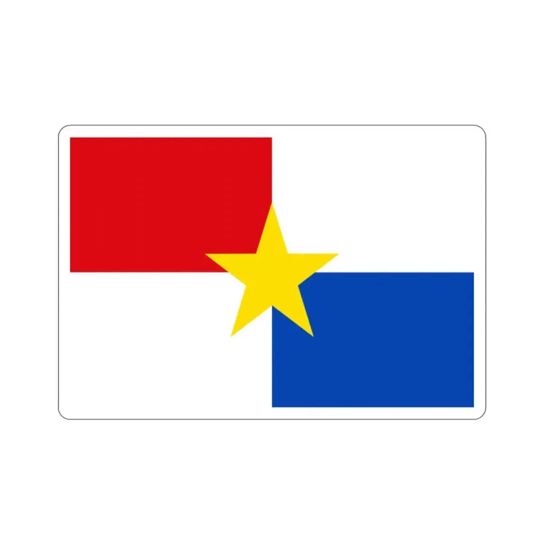 Flag of Montería Córdoba Colombia STICKER Vinyl Die-Cut Decal 2 Inch - The Sticker Space