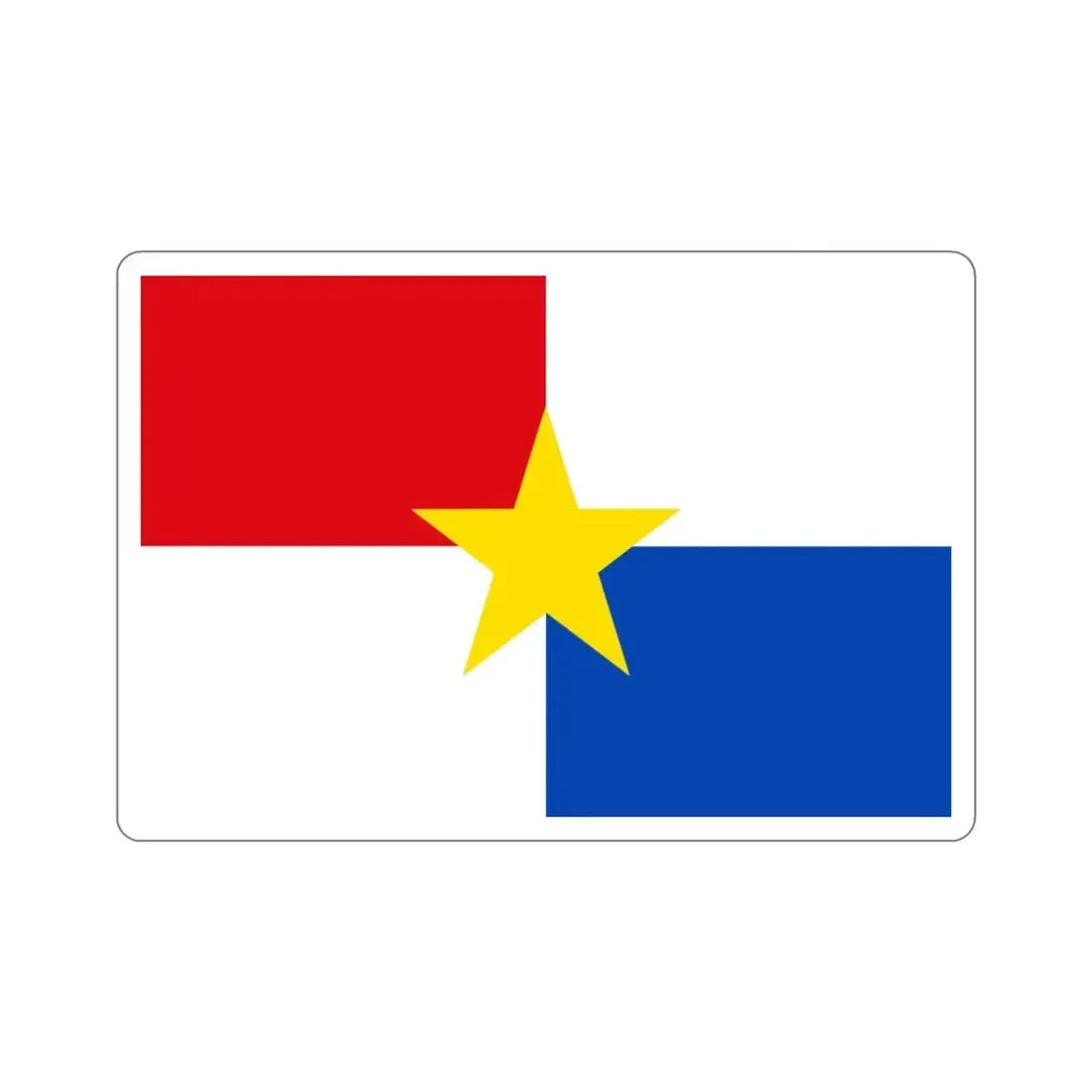 Flag of Montería Córdoba Colombia STICKER Vinyl Die-Cut Decal - The Sticker Space