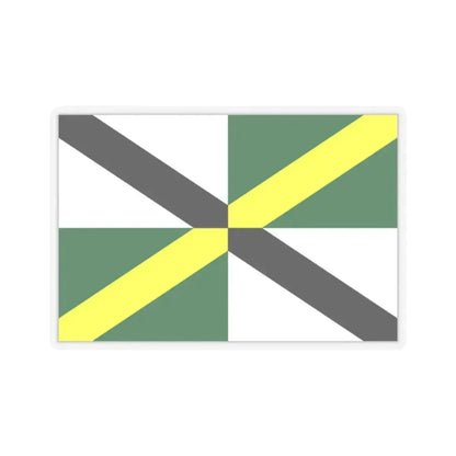 Flag of Monterey, California - STICKER Vinyl Kiss-Cut Decal 2 Inch Transparent - The Sticker Space