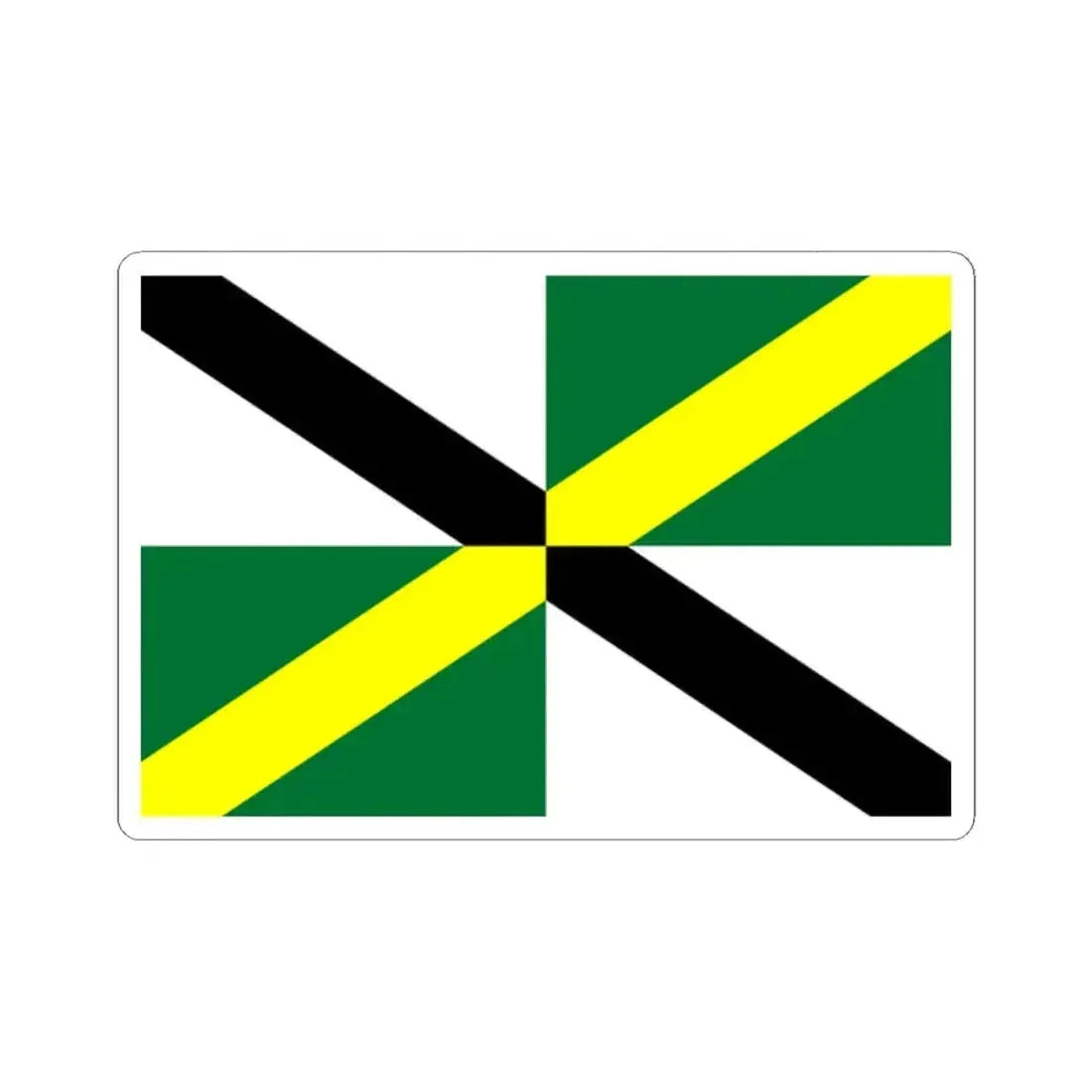 Flag of Monterey, California - STICKER Vinyl Kiss-Cut Decal 2 Inch White - The Sticker Space