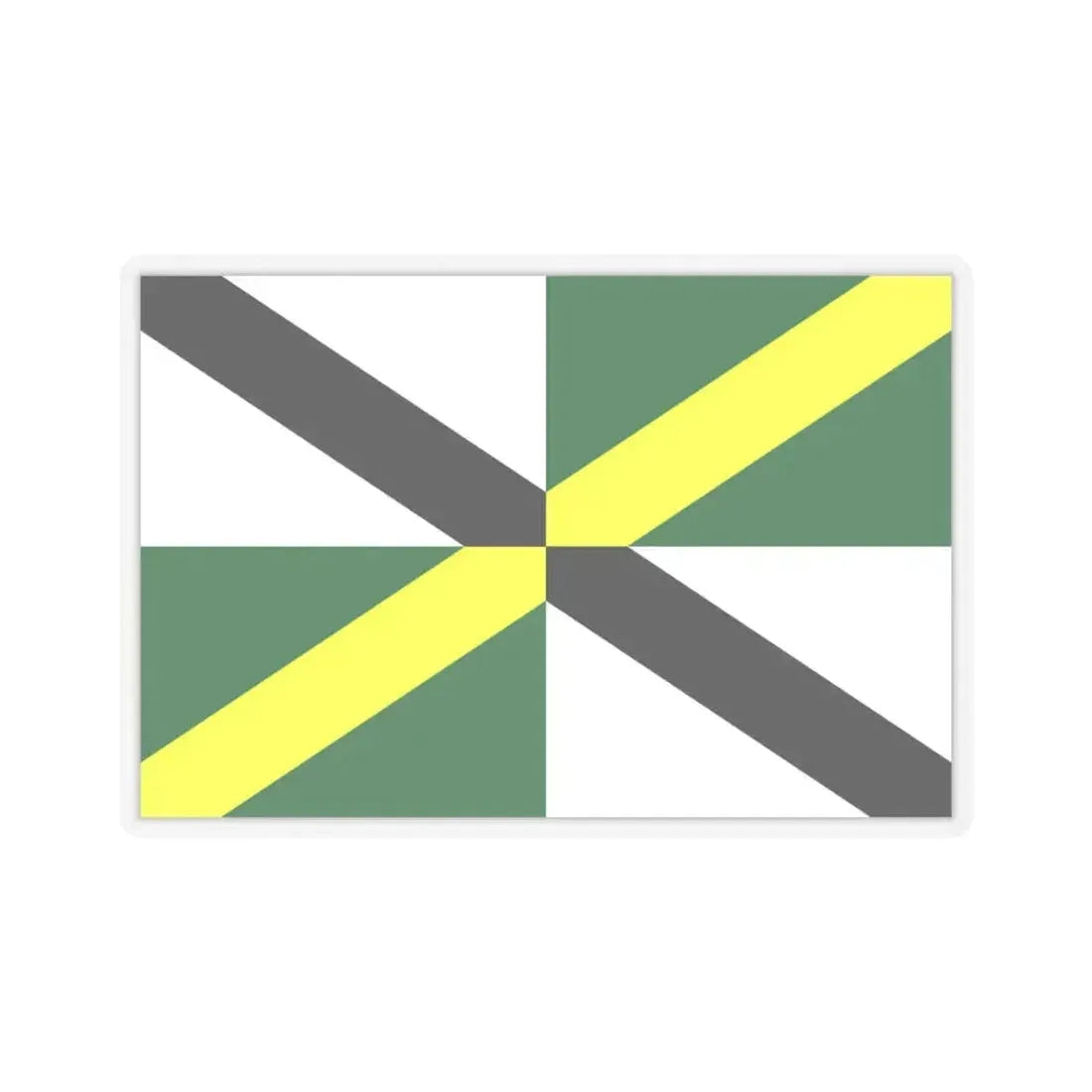 Flag of Monterey, California - STICKER Vinyl Kiss-Cut Decal 3 Inch Transparent - The Sticker Space