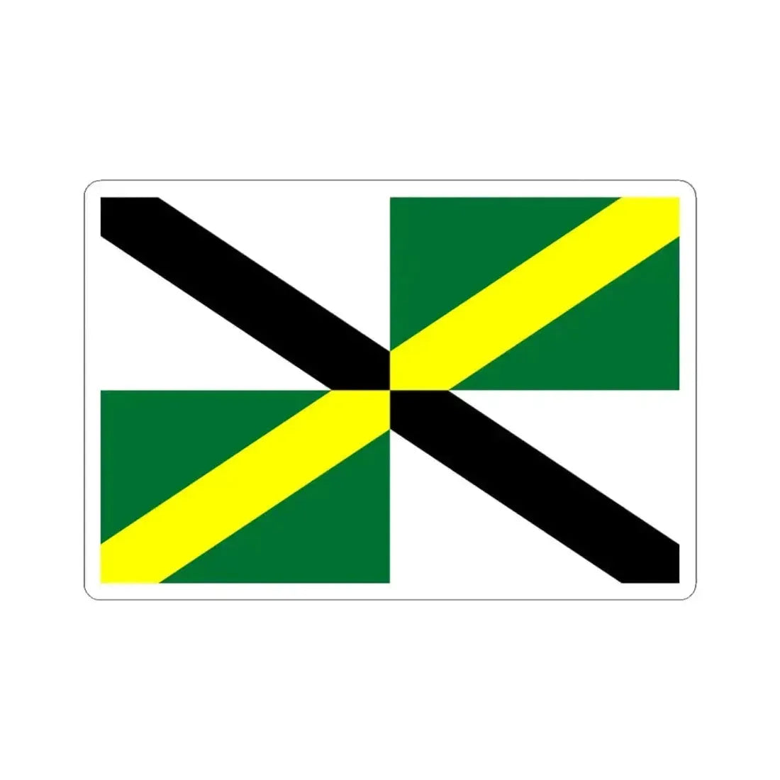 Flag of Monterey, California - STICKER Vinyl Kiss-Cut Decal 4 Inch White - The Sticker Space