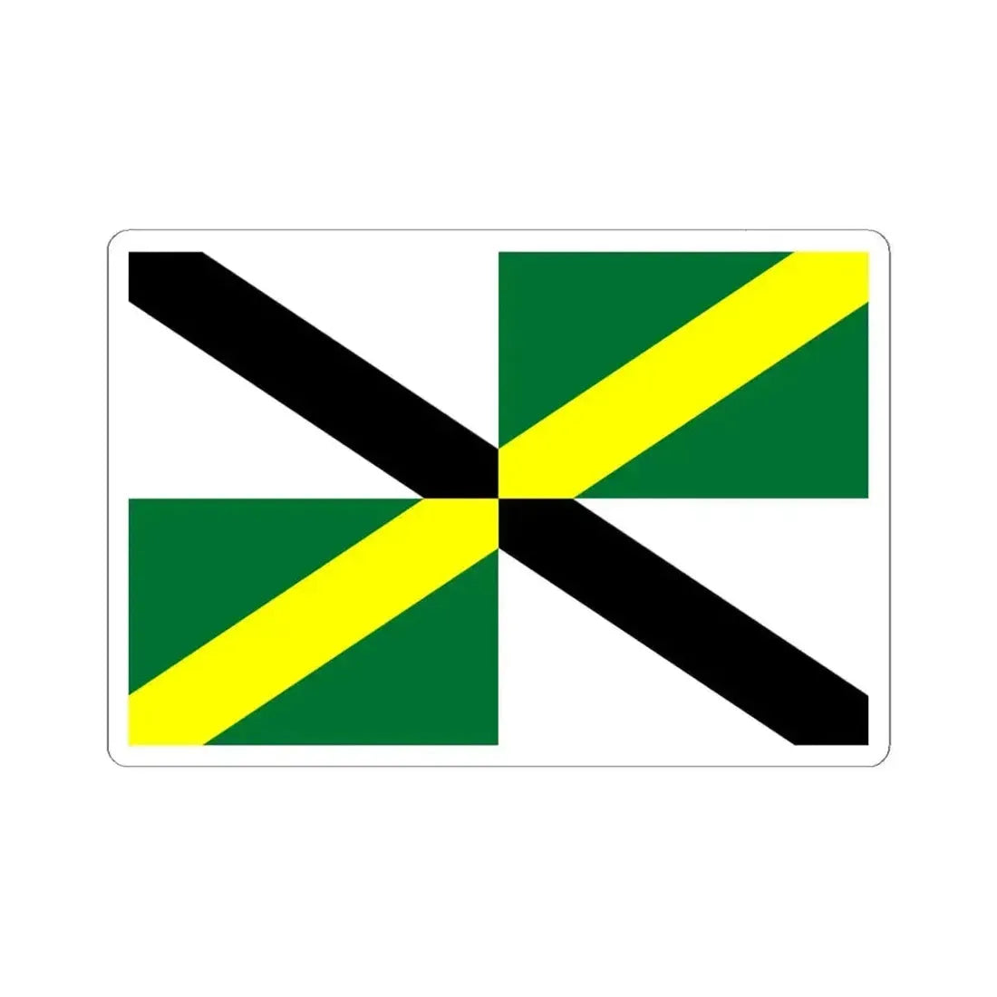 Flag of Monterey, California - STICKER Vinyl Kiss-Cut Decal 6 Inch White - The Sticker Space