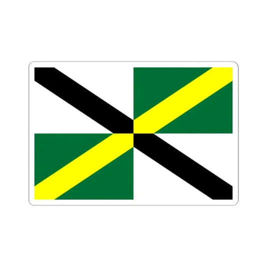 Flag of Monterey California (United States) STICKER Vinyl Kiss-Cut Decal 2 Inch White - The Sticker Space