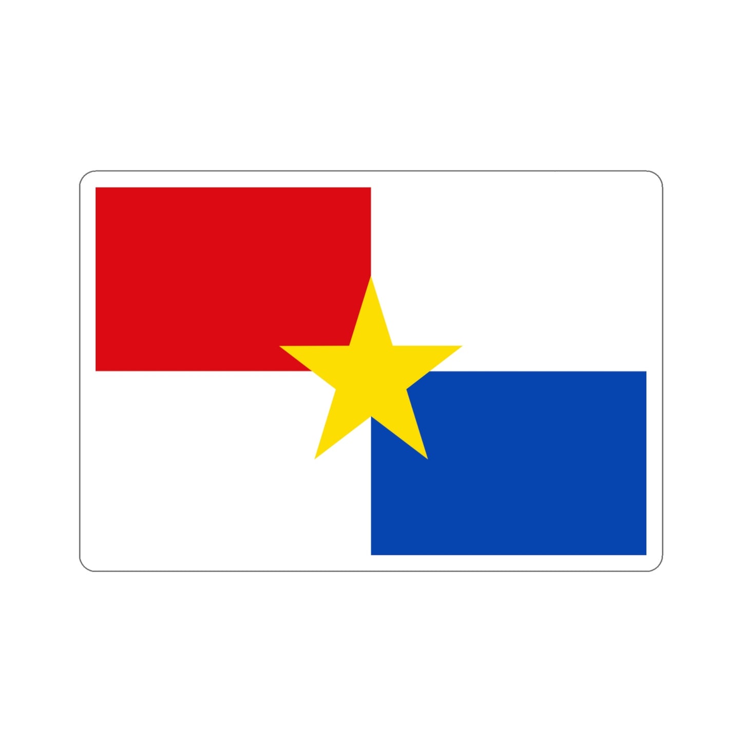 Flag of Montería Córdoba Colombia STICKER Vinyl Die-Cut Decal-4 Inch-The Sticker Space